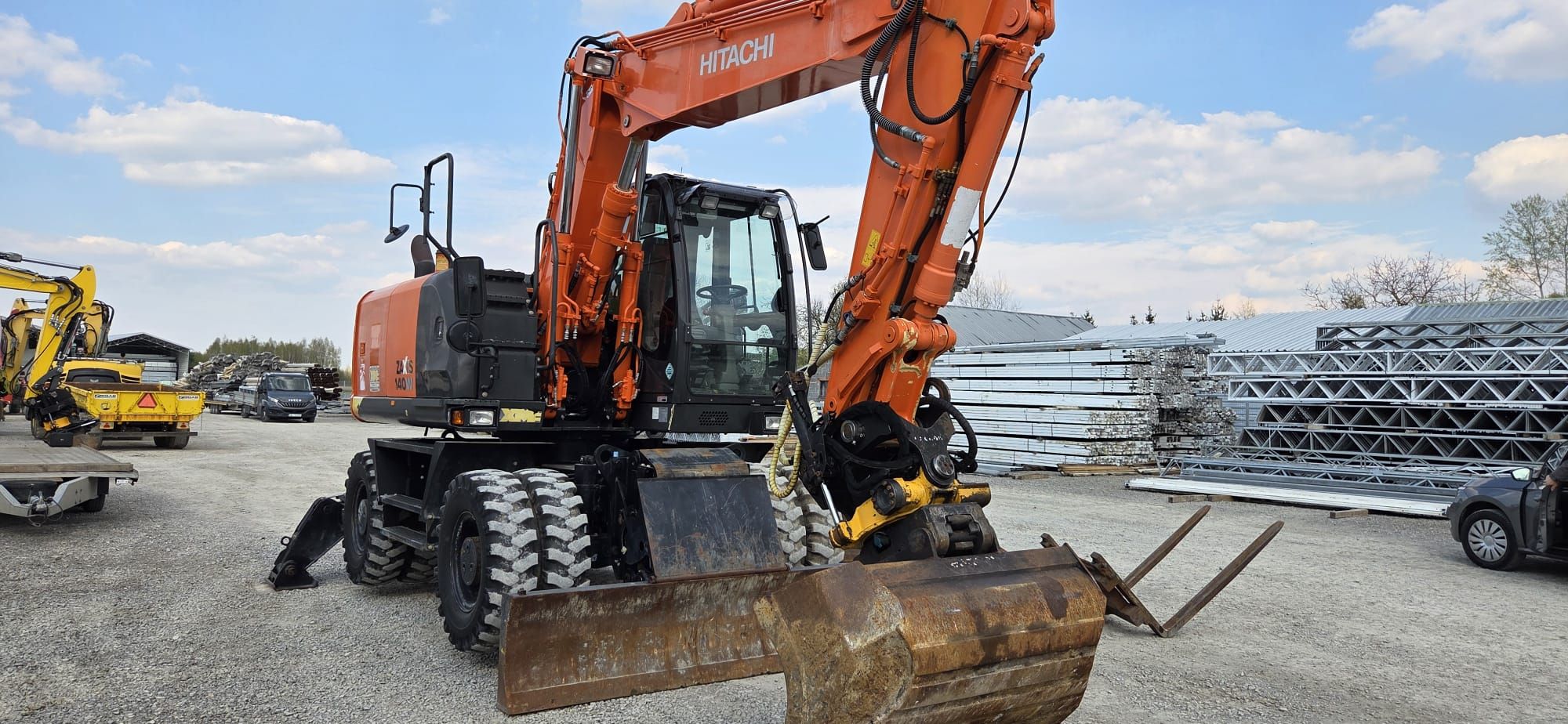Hitachi ZAXIS 140w + Engcon