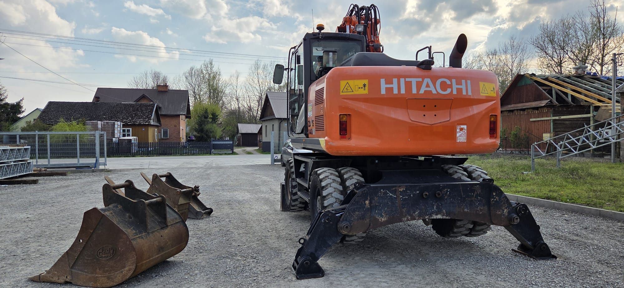 Hitachi ZAXIS 140w + Engcon