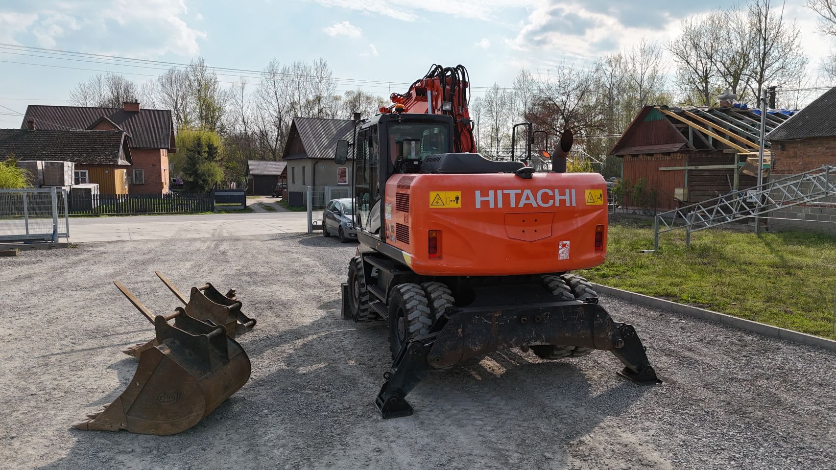 Hitachi ZAXIS 140w + Engcon