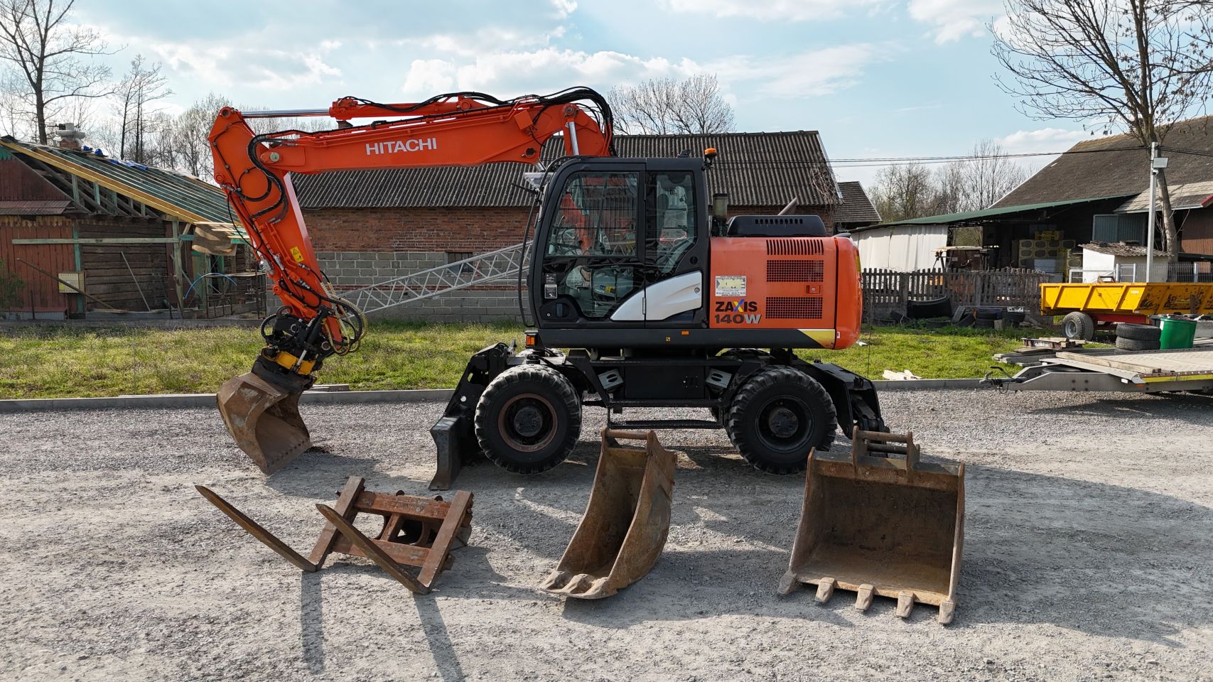 Hitachi ZAXIS 140w + Engcon