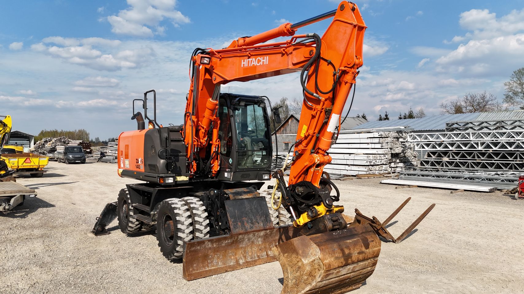 Hitachi ZAXIS 140w + Engcon