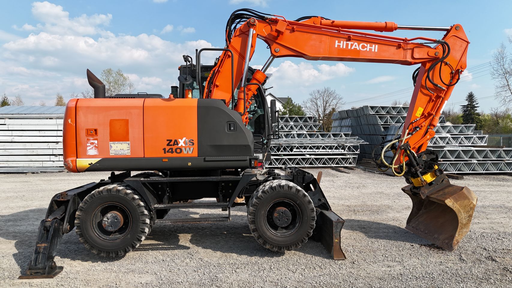 Hitachi ZAXIS 140w + Engcon