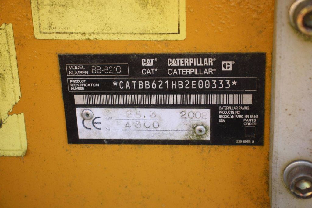Asphalt machine Caterpillar BB-621C 25.3kW 2008