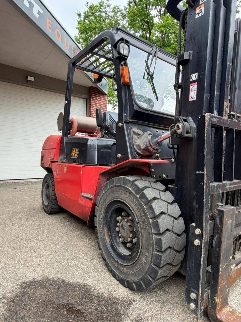 Rough-terrain forklift EP CPCD45 LPG 4500kg 4.3m 2011