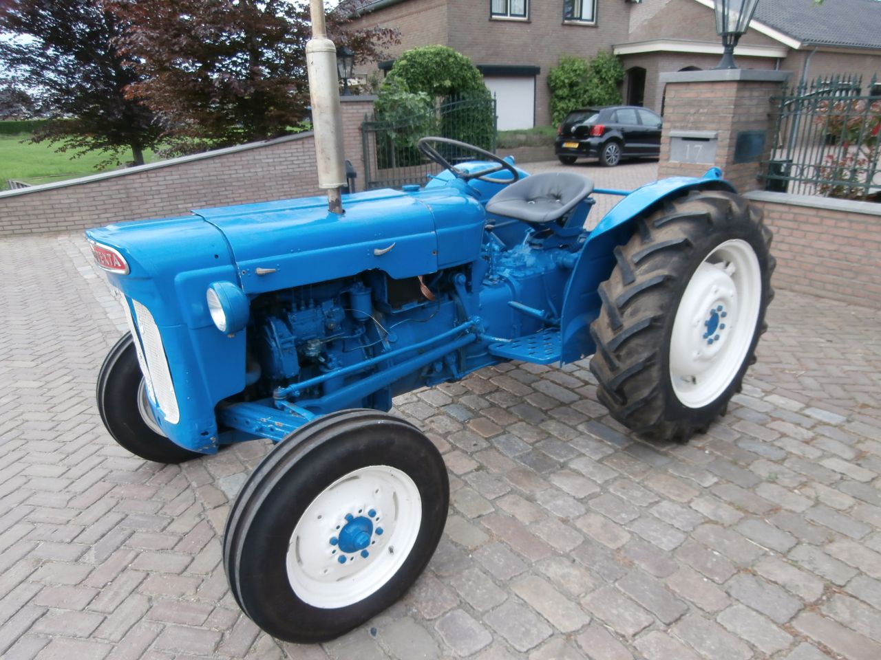 FordsonSuper Dexta 1958 doordraaiende aftakas kenteken opknapper