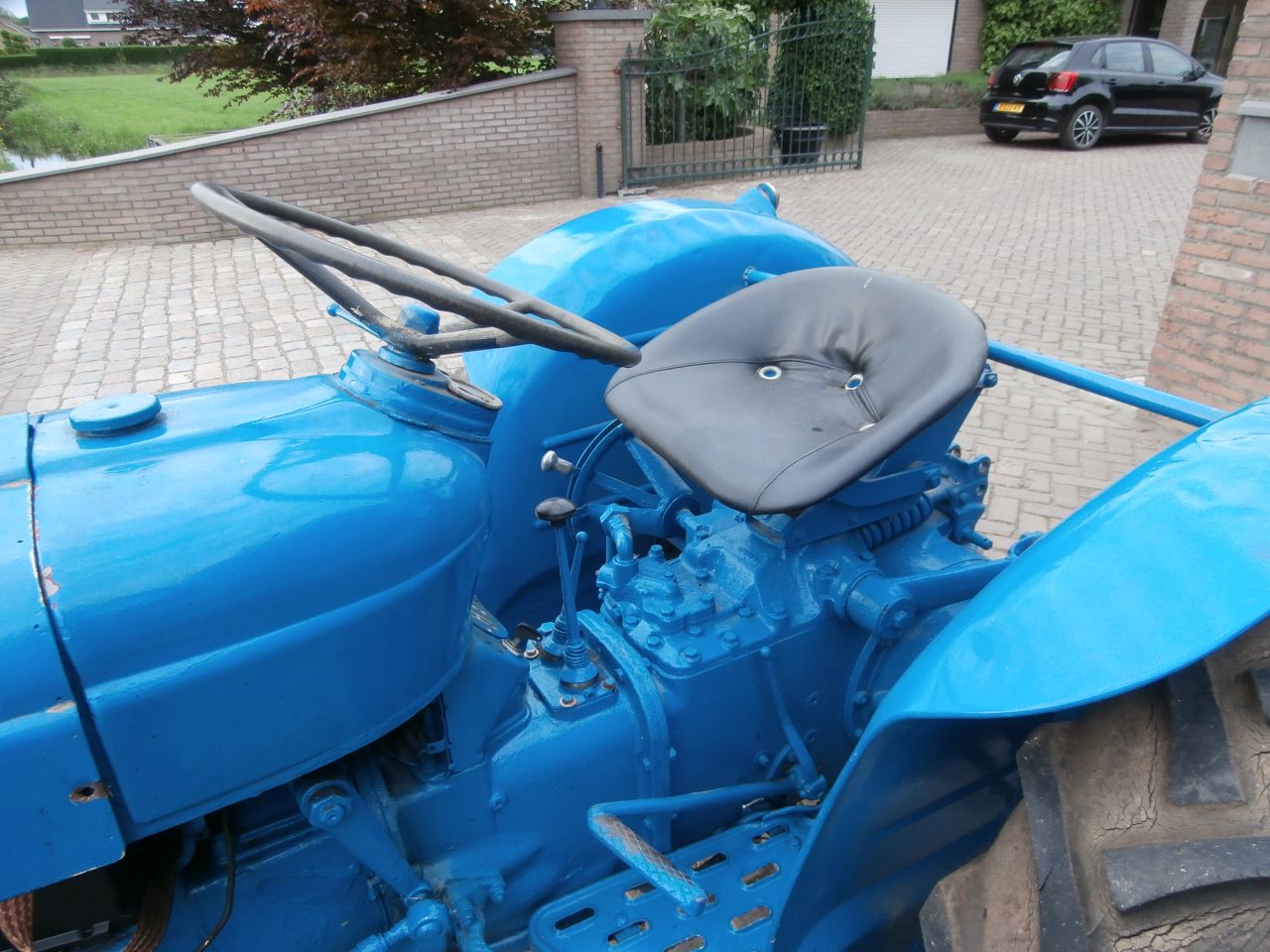 FordsonSuper Dexta 1958 doordraaiende aftakas kenteken opknapper