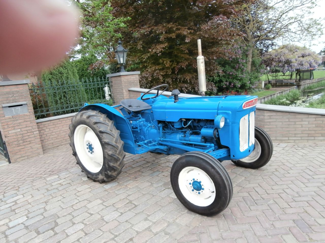 FordsonSuper Dexta 1958 doordraaiende aftakas kenteken opknapper