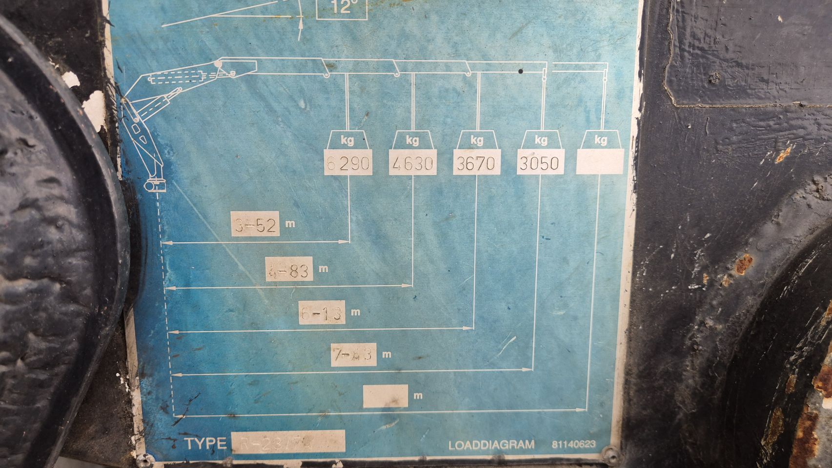 Kraan op Rupsen 23Ton meter