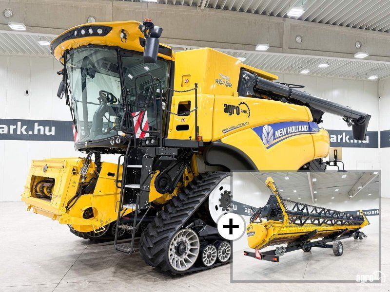 New Holland CR9.80 SmartTrax 4WD rotary , 10.7 m header with header t