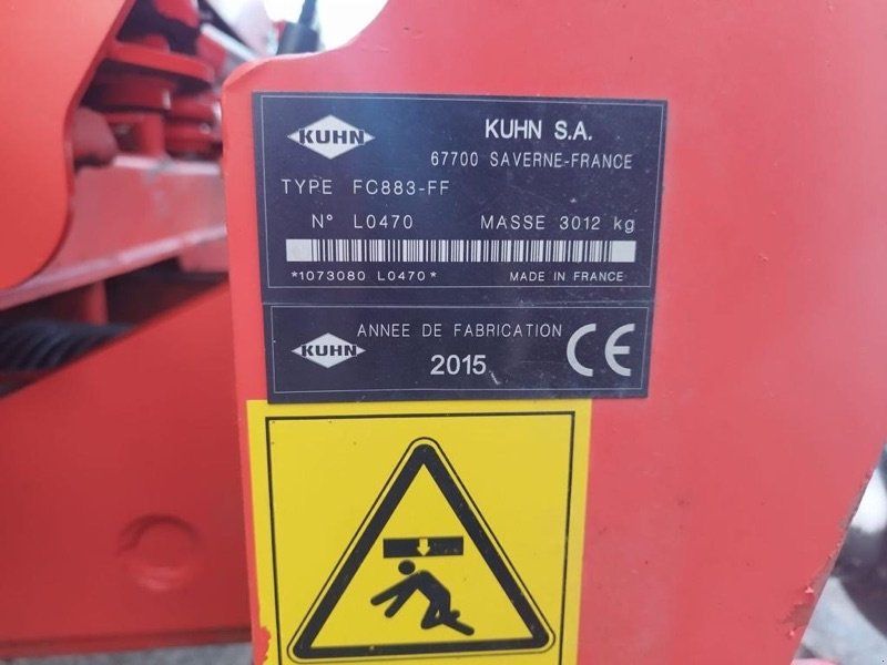 Kuhn FC 883 FF Lift Control