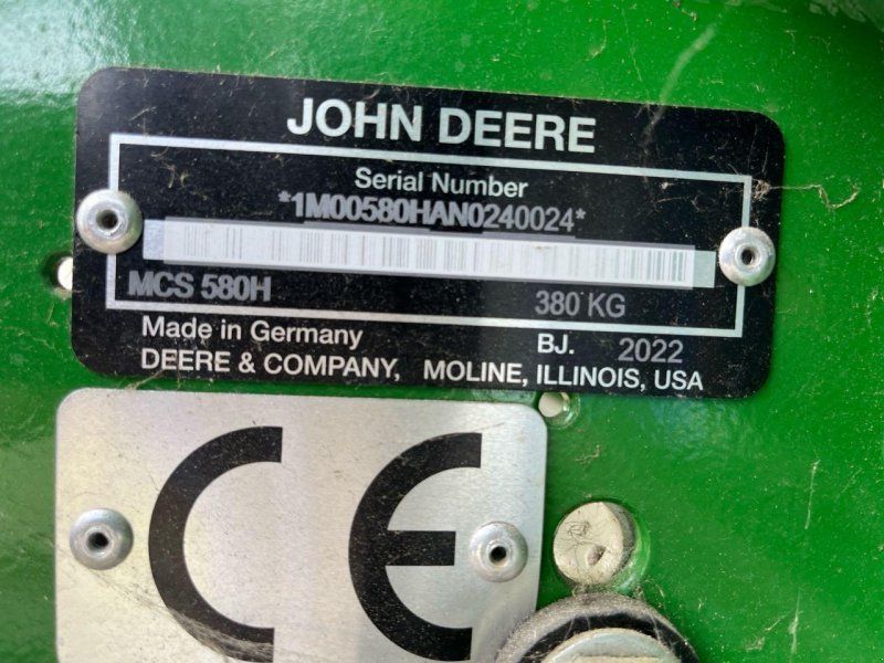 John Deere Grasaufnahme MCS 580 H
