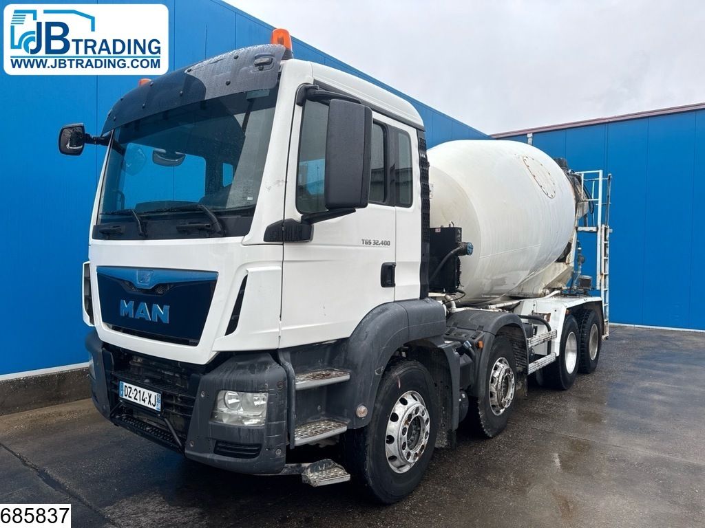 MAN TGS 32 400 8x4, EURO 6, Intermix, 9m3