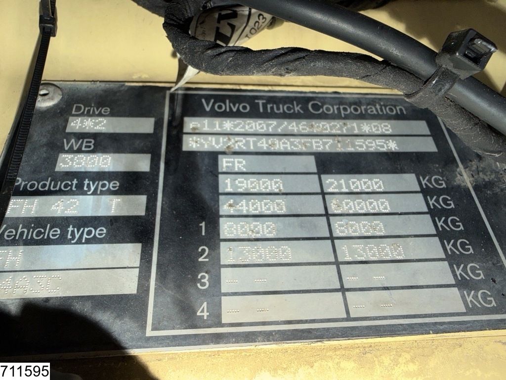 Volvo FH 500 EURO 6, PTO, Hydrauliek