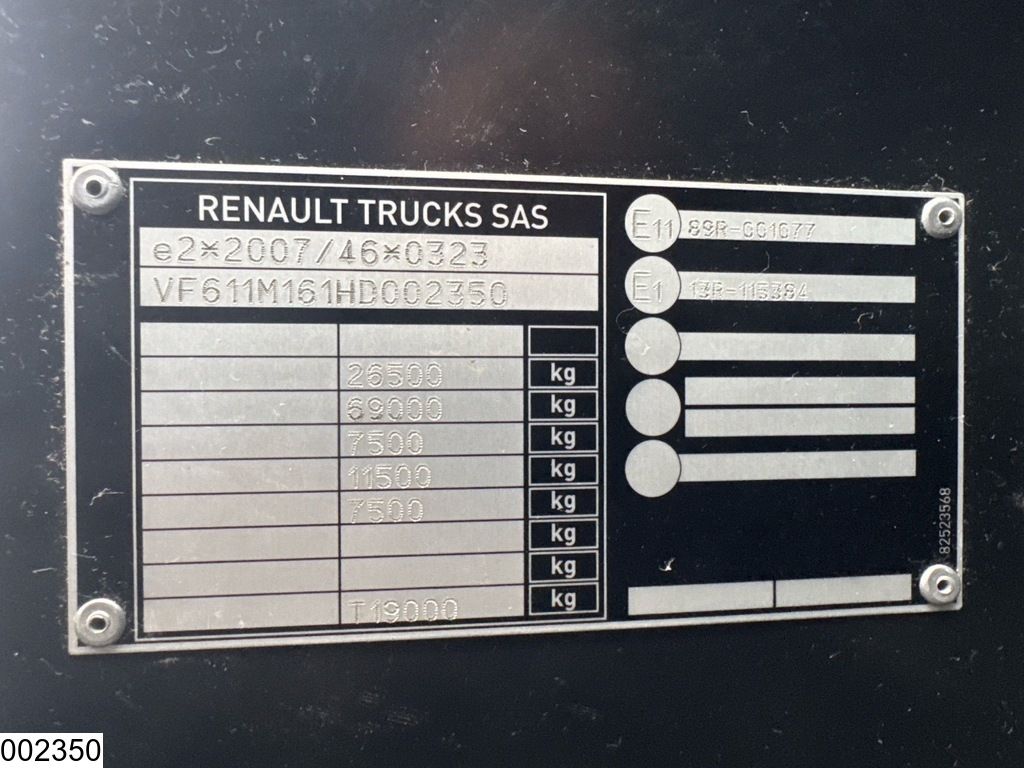 Renault T 460 6x2, EURO 6, Combi, 111,8 m³, Standairco