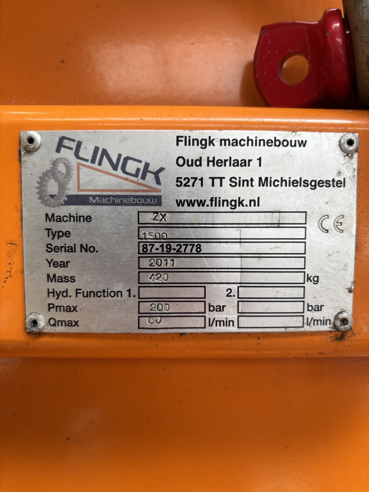 Flingk ZX 1500 instrooibak zaagselstrooier