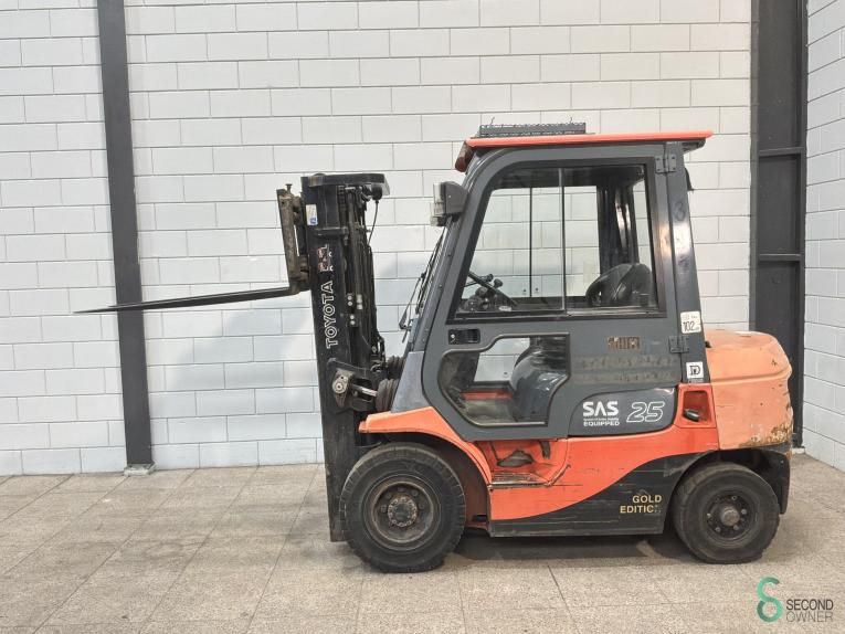 Gabelstapler Diesel Toyota 02-7FDF25 2007 Triplex Kabine