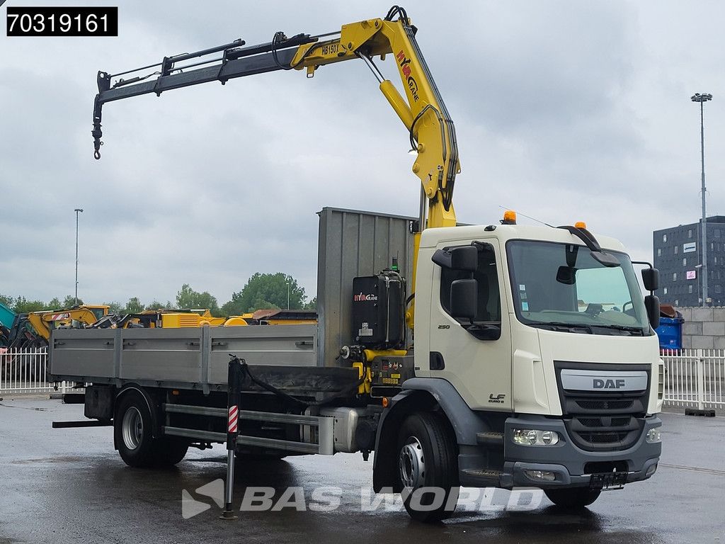 DAF LF 250 4X2 HYVA HB150XE3 Crane Kran Automatic Euro 6