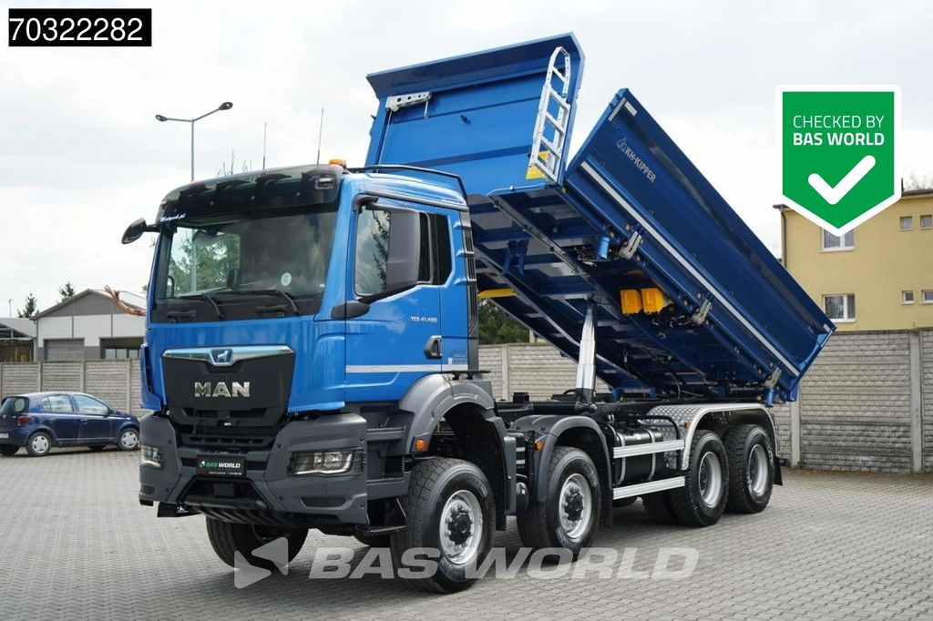 MAN TGS 41.480 8X6 NEW! 8x6 2-way KH-Kipper Steel suspension Big-Axle Euro 6