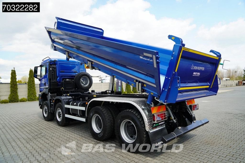 MAN TGS 41.480 8X6 NEW! 8x6 2-way KH-Kipper Steel suspension Big-Axle Euro 6