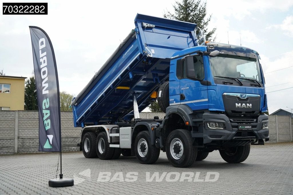 MAN TGS 41.480 8X6 NEW! 8x6 2-way KH-Kipper Steel suspension Big-Axle Euro 6