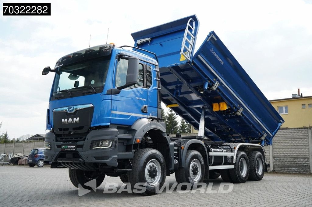 MAN TGS 41.480 8X6 NEW! 8x6 2-way KH-Kipper Steel suspension Big-Axle Euro 6