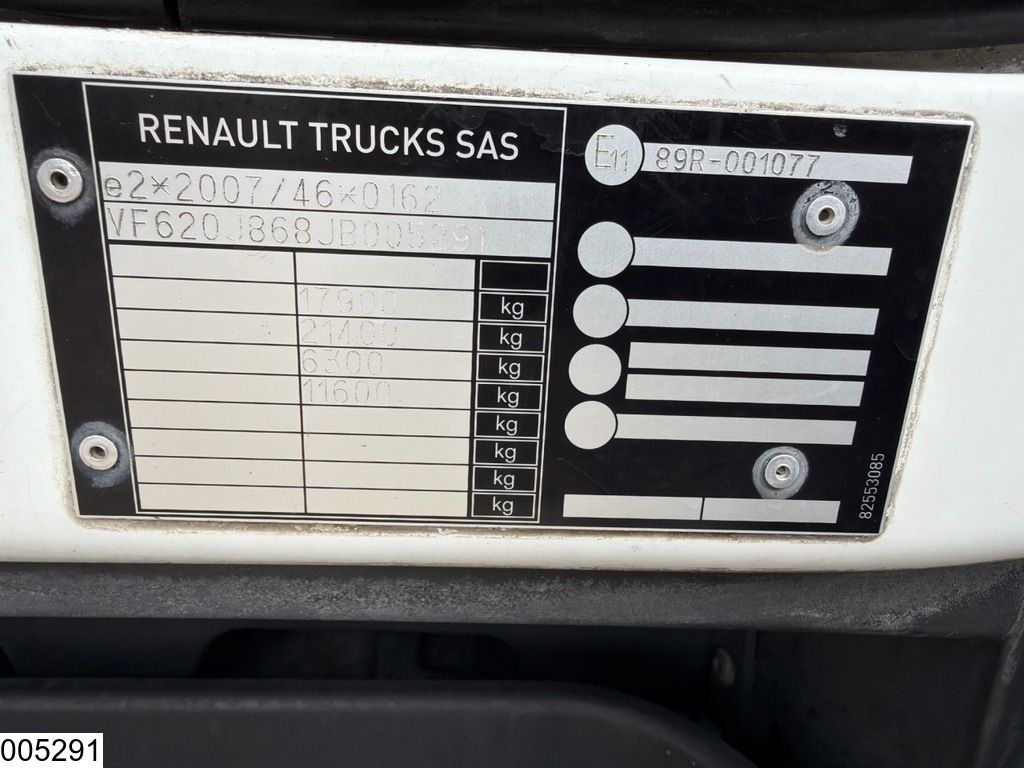 Renault D 16 280 EURO 6, Carrier, Meat, Viande, Carne