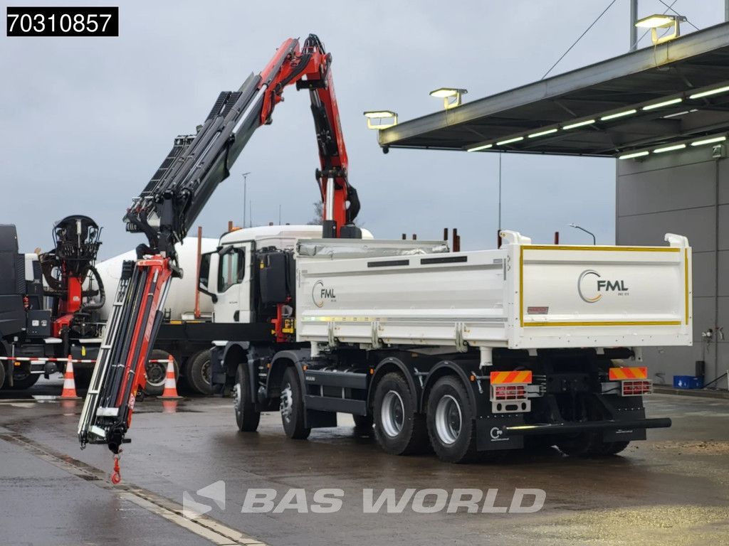 MAN TGS 35.440 8X4 NEW! FASSI F365RA.2.26 E-Dynamic Crane + Jib 5m3 KH 3-way tipper