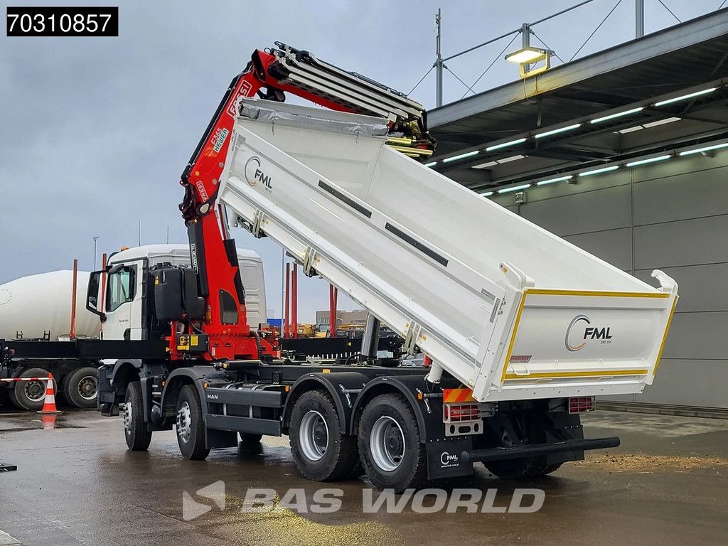MAN TGS 35.440 8X4 NEW! FASSI F365RA.2.26 E-Dynamic Crane + Jib 5m3 KH 3-way tipper