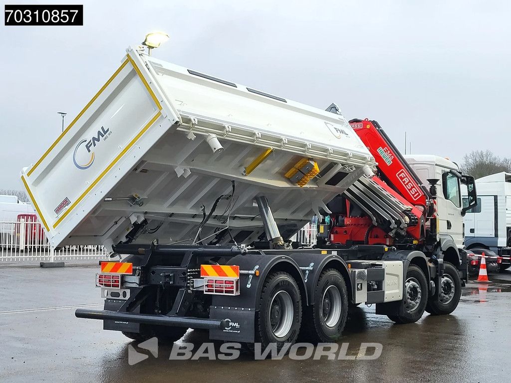 MAN TGS 35.440 8X4 NEW! FASSI F365RA.2.26 E-Dynamic Crane + Jib 5m3 KH 3-way tipper