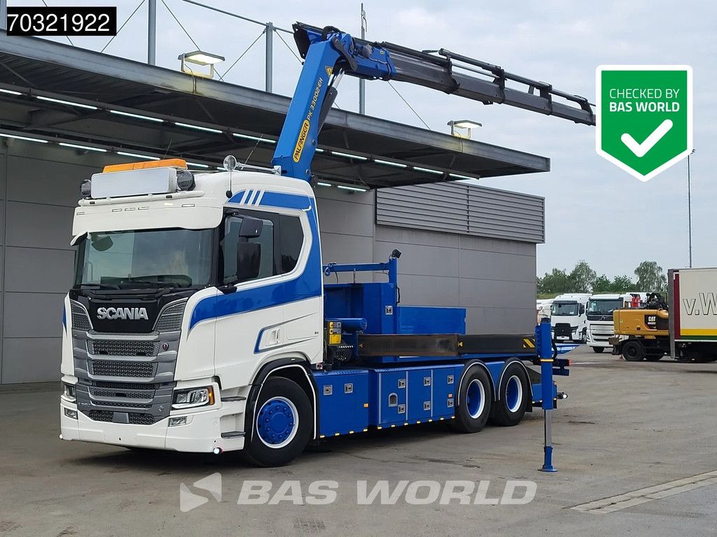 Scania R R580 6X2 Abschleppwagen Palfinger PK33002 EH Crane Winch Recovery vehicle