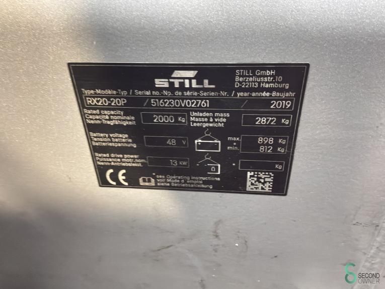 Forklifts Electric Still RX20-20P 2019