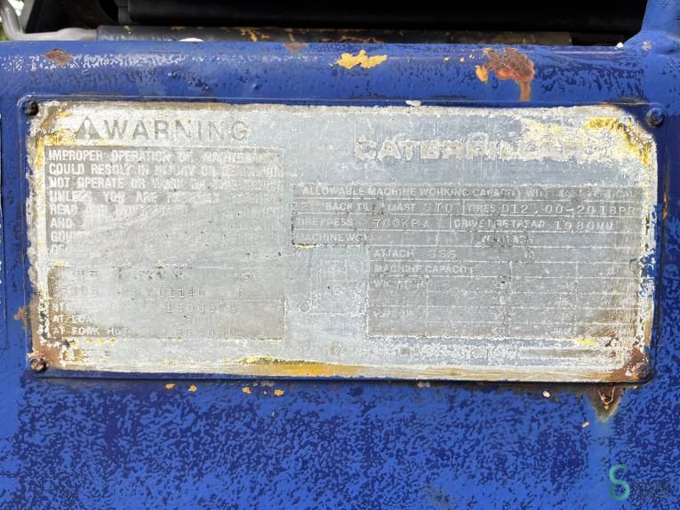 Gabelstapler Diesel Caterpillar V 330 C 1980
