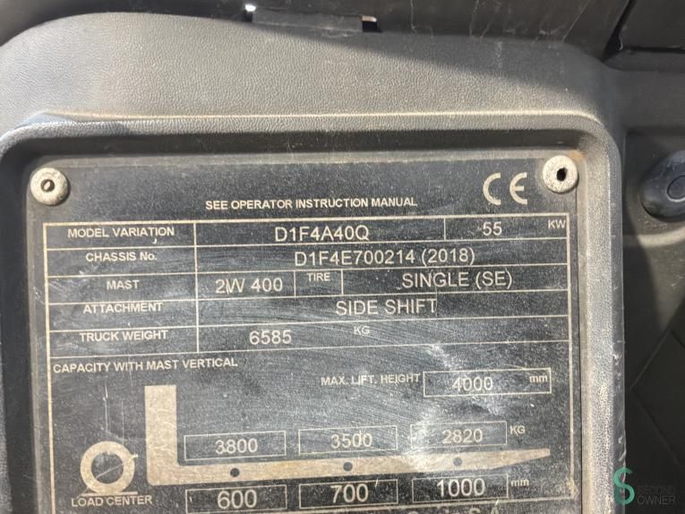 Forklifts Diesel TCM FD 40 T 8 2018