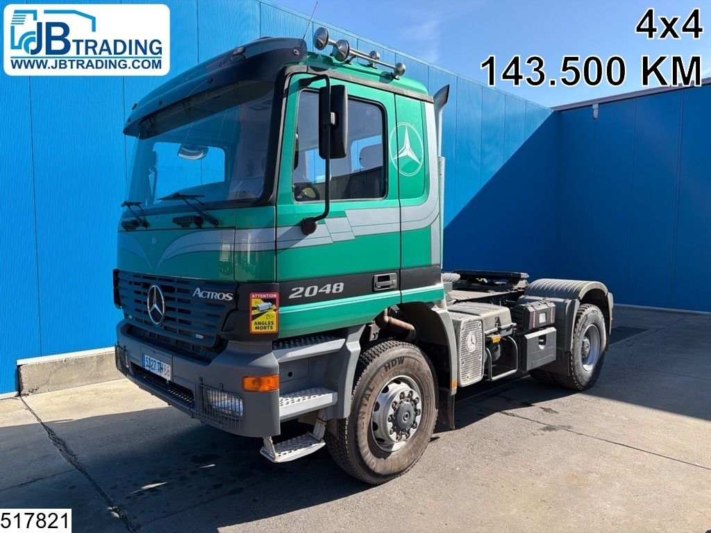 Mercedes Actros 2048 4x4, Steel suspension