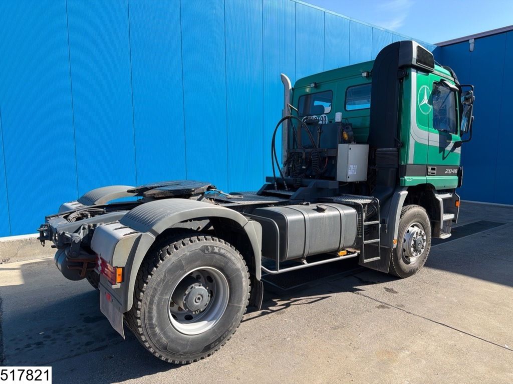 Mercedes Actros 2048 4x4, Steel suspension
