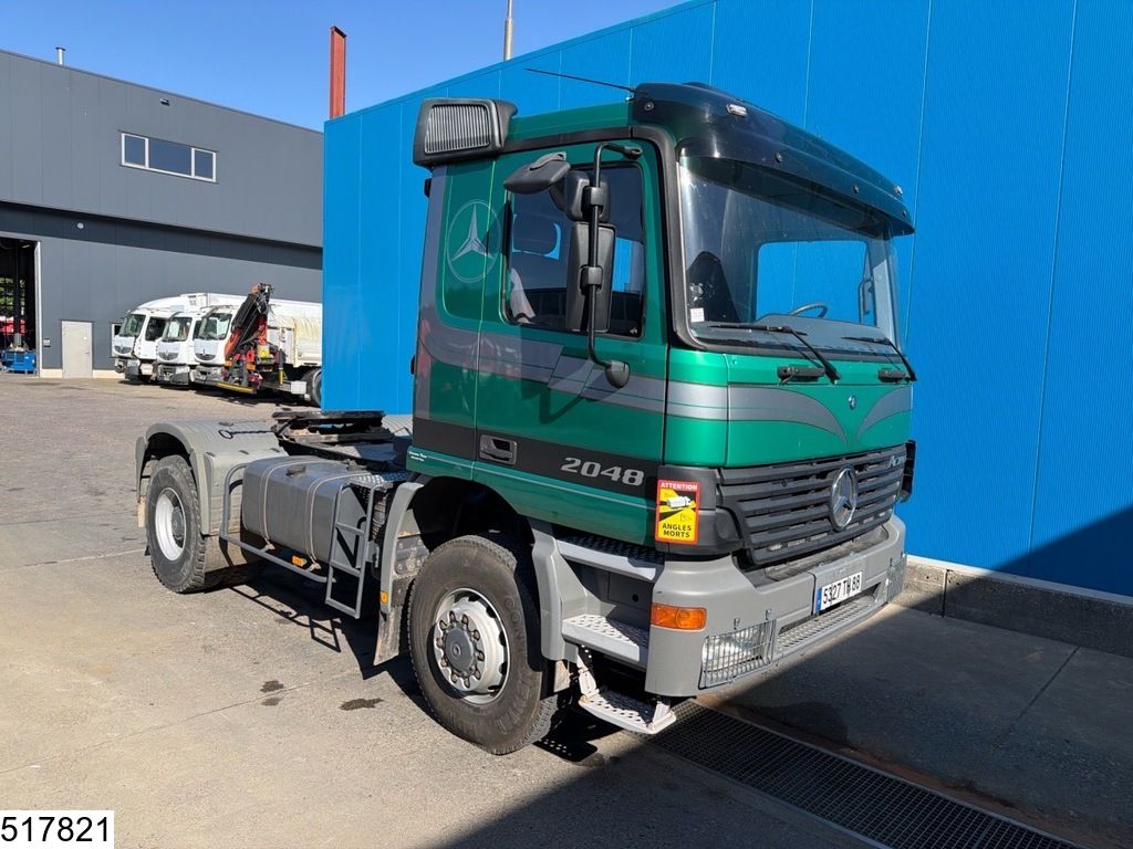 Mercedes Actros 2048 4x4, Steel suspension