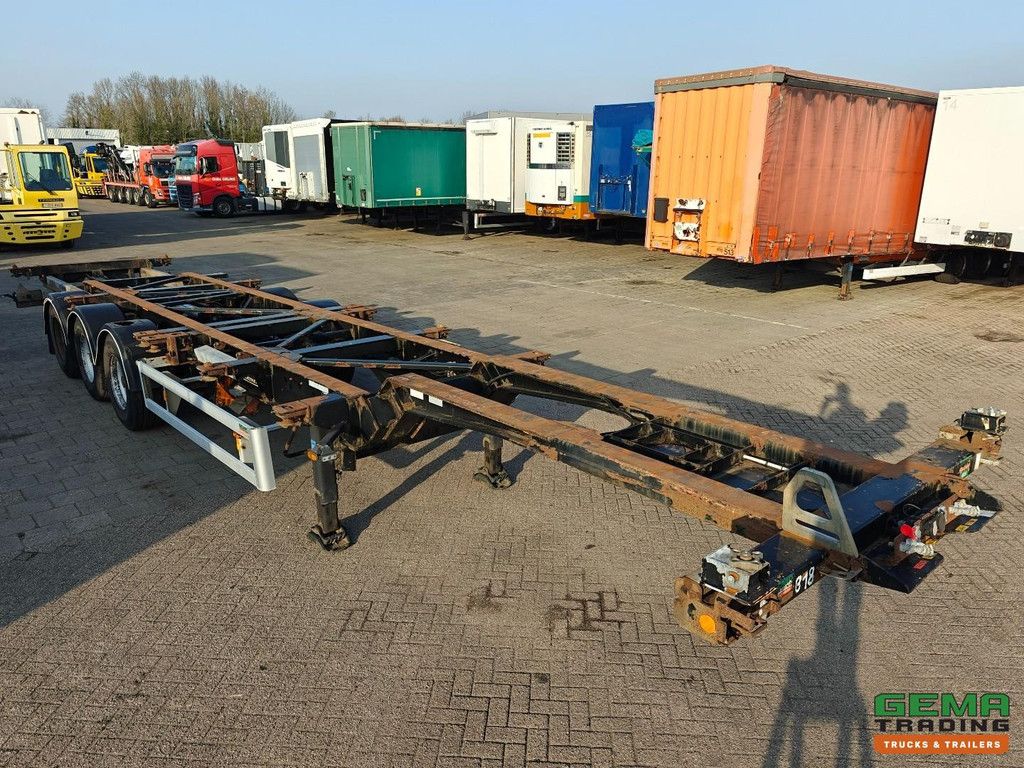 Van Hool 3B0070 20FT 2x20FT 30FT 40FT 45FT - Achterschuiver - Assen BPW schijfremmen