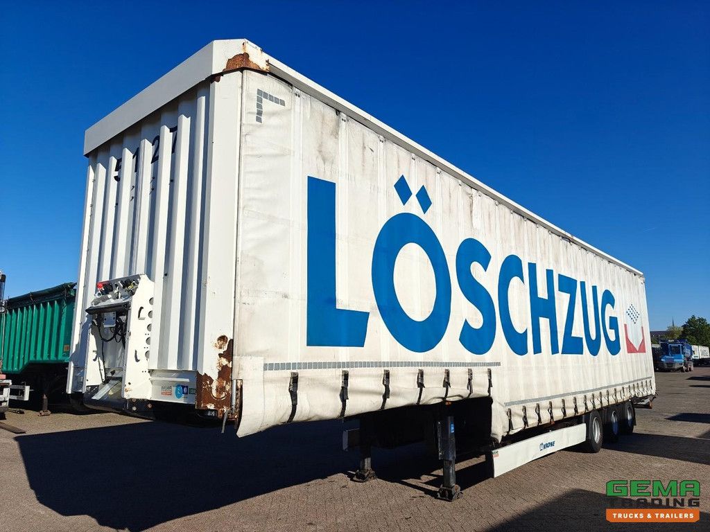 Krone SD Curtain-sided Semi-Low Loader - Pop-up Roof - 3 Axles BPW Drum Brake