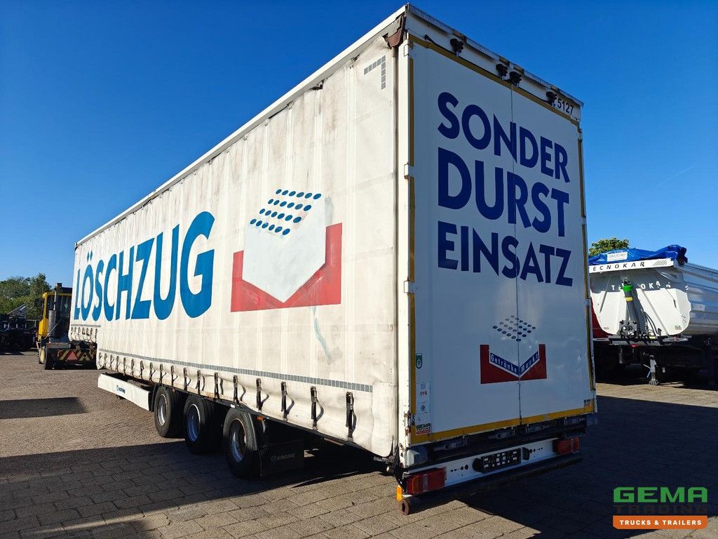 Krone SD Curtain-sided Semi-Low Loader - Pop-up Roof - 3 Axles BPW Drum Brake