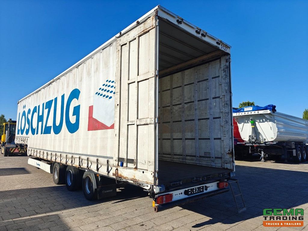 Krone SD Curtain-sided Semi-Low Loader - Pop-up Roof - 3 Axles BPW Drum Brake