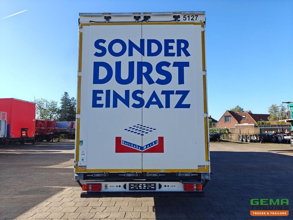 Krone SD Curtain-sided Semi-Low Loader - Pop-up Roof - 3 Axles BPW Drum Brake