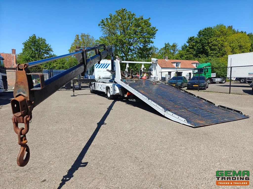 Renault Midlum 270 4x2 Doppelkabine (7-Sitzer) Euro 3 – Jige-Plattform + Palfinger PK14080 + Seilwinde + Scheinwerfer – Rockinger – 269.000 km