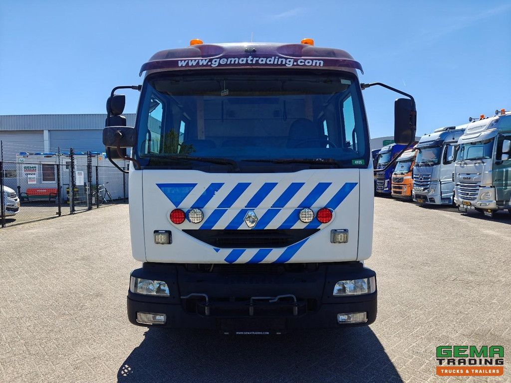 Renault Midlum 270 4x2 Doppelkabine (7-Sitzer) Euro 3 – Jige-Plattform + Palfinger PK14080 + Seilwinde + Scheinwerfer – Rockinger – 269.000 km