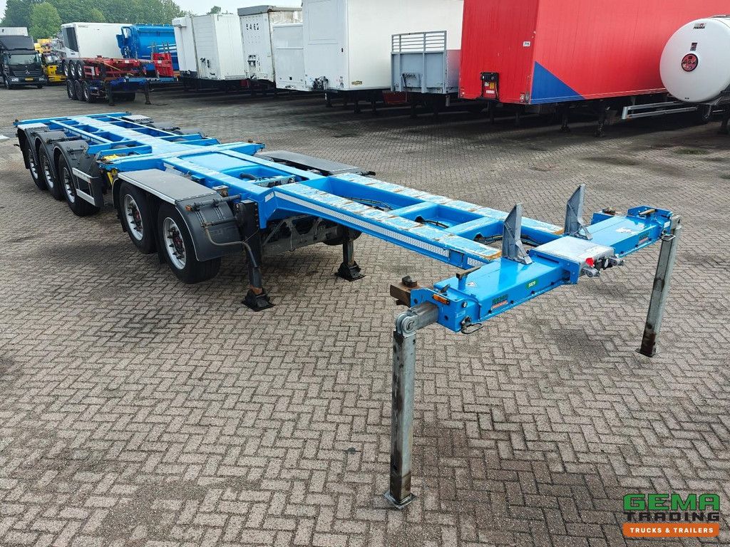 D-Tec COMBITRAILER S-LINE CT-521-S S-Line CT-F + S-Line CT-R - SAF Assen Schijf - 3x StuurAssen - 3x LiftAssen - Belgische Registratie - BREAKER