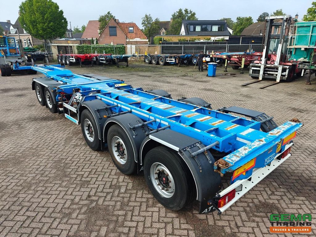 D-Tec COMBITRAILER S-LINE CT-521-S S-Line CT-F + S-Line CT-R - SAF Assen Schijf - 3x StuurAssen - 3x LiftAssen - Belgische Registratie - BREAKER
