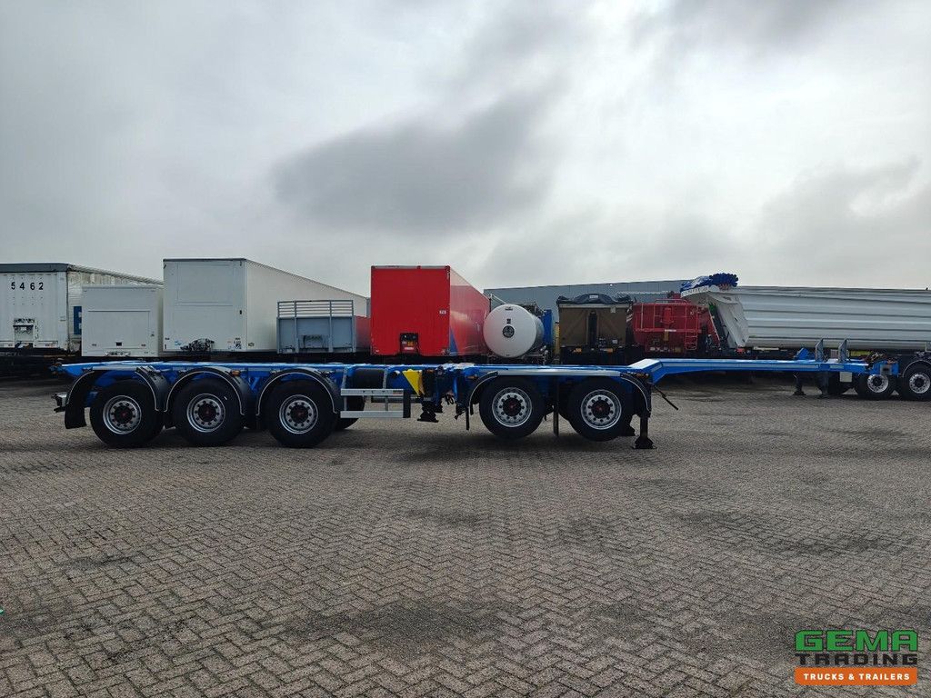 D-Tec COMBITRAILER S-LINE CT-521-S S-Line CT-F + S-Line CT-R - SAF Assen Schijf - 3x StuurAssen - 3x LiftAssen - Belgische Registratie - BREAKER