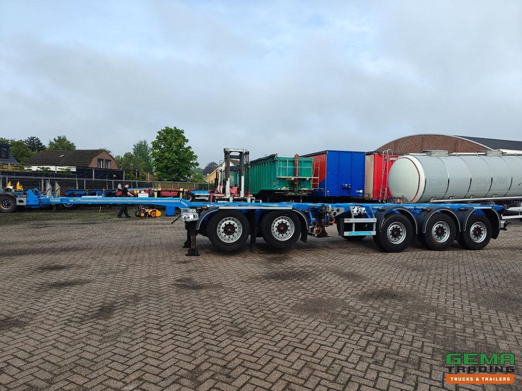 D-Tec COMBITRAILER S-LINE CT-521-S S-Line CT-F + S-Line CT-R - SAF Assen Schijf - 3x StuurAssen - 3x LiftAssen - Belgische Registratie - BREAKER