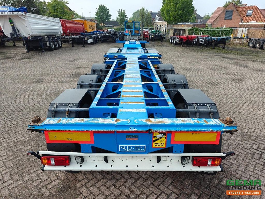 D-Tec COMBITRAILER S-LINE CT-521-S S-Line CT-F + S-Line CT-R - SAF Assen Schijf - 3x StuurAssen - 3x LiftAssen - Belgische Registratie - BREAKER