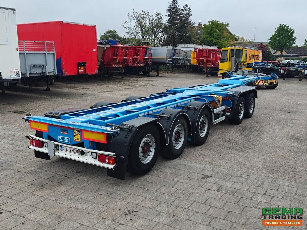 D-Tec Combitrailer S-Line CT-5 S-Line CT-F + S-Line CT-R - SAF Assen Schijf - 3x StuurAssen - 3x LiftAssen - Belgische Registratie - BREAKER