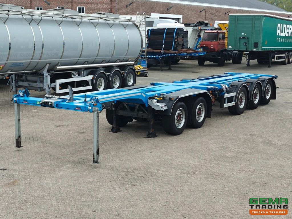 D-Tec Combitrailer S-Line CT-5 S-Line CT-F + S-Line CT-R - SAF Assen Schijf - 3x StuurAssen - 3x LiftAssen - Belgische Registratie - BREAKER
